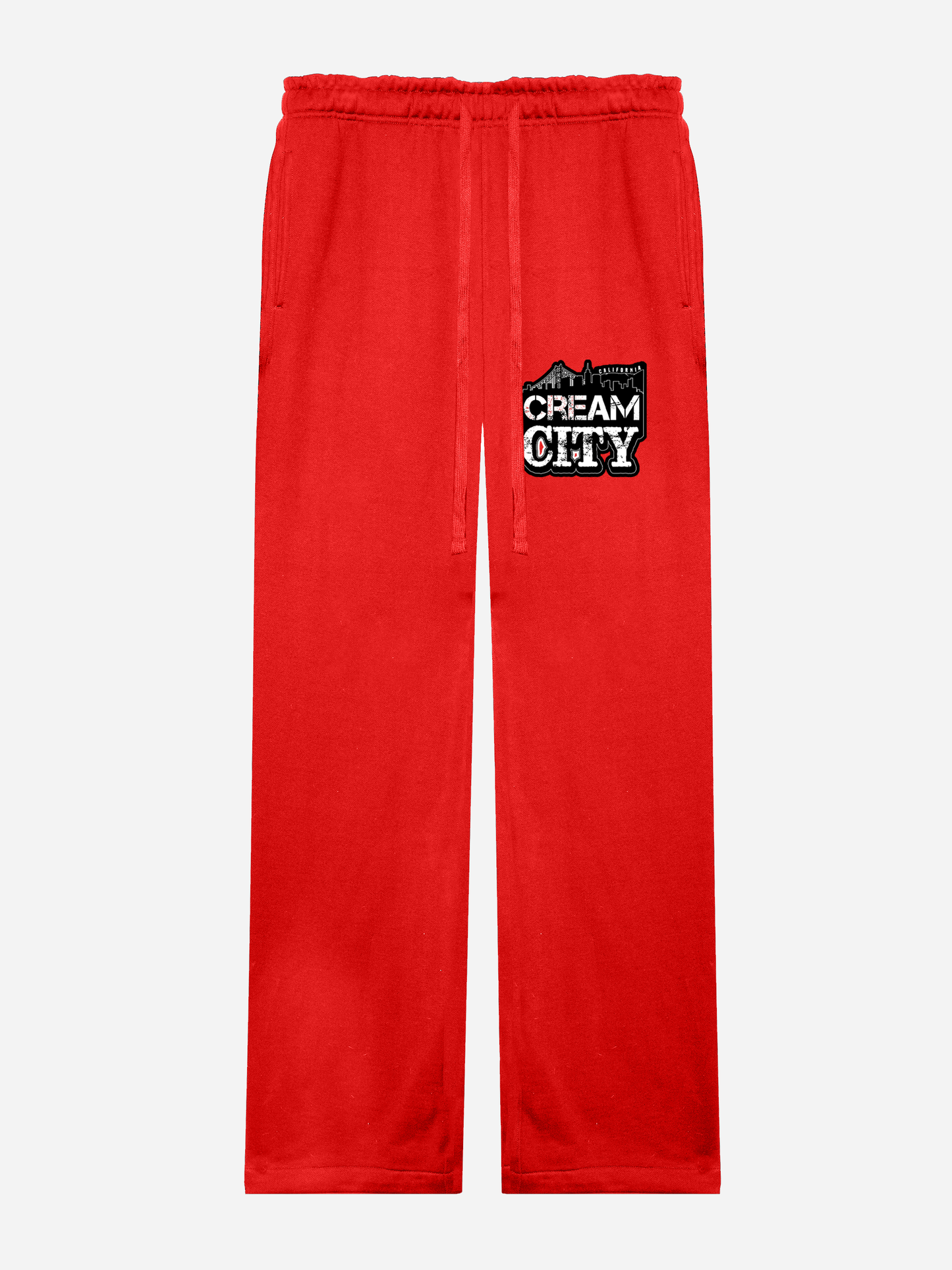 CREAM CITY STRAIGHT LEG SWEATPANTS
